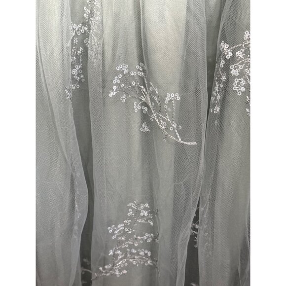 Baltic Born 1X Cassandra Light Blue Maxi Dress With Sequin Embellishments - Picture 3 of 8